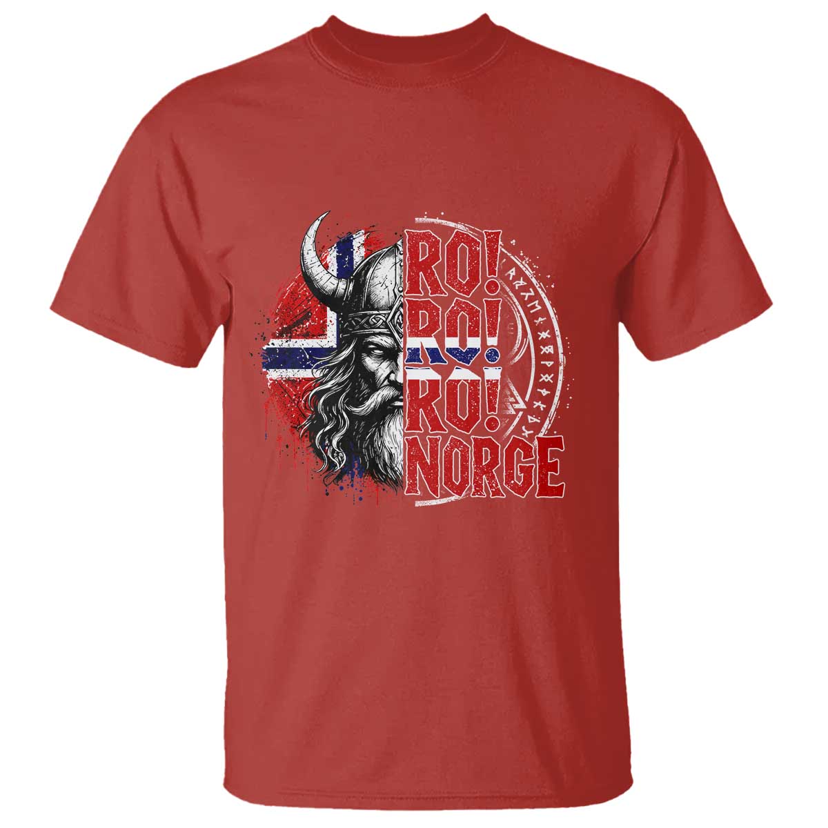 Ro Ro Norge Norway Flag T Shirt Cool Norwegian Viking