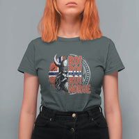 Ro Ro Norge Norway Flag T Shirt For Women Cool Norwegian Viking