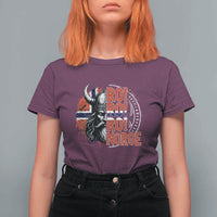 Ro Ro Norge Norway Flag T Shirt For Women Cool Norwegian Viking