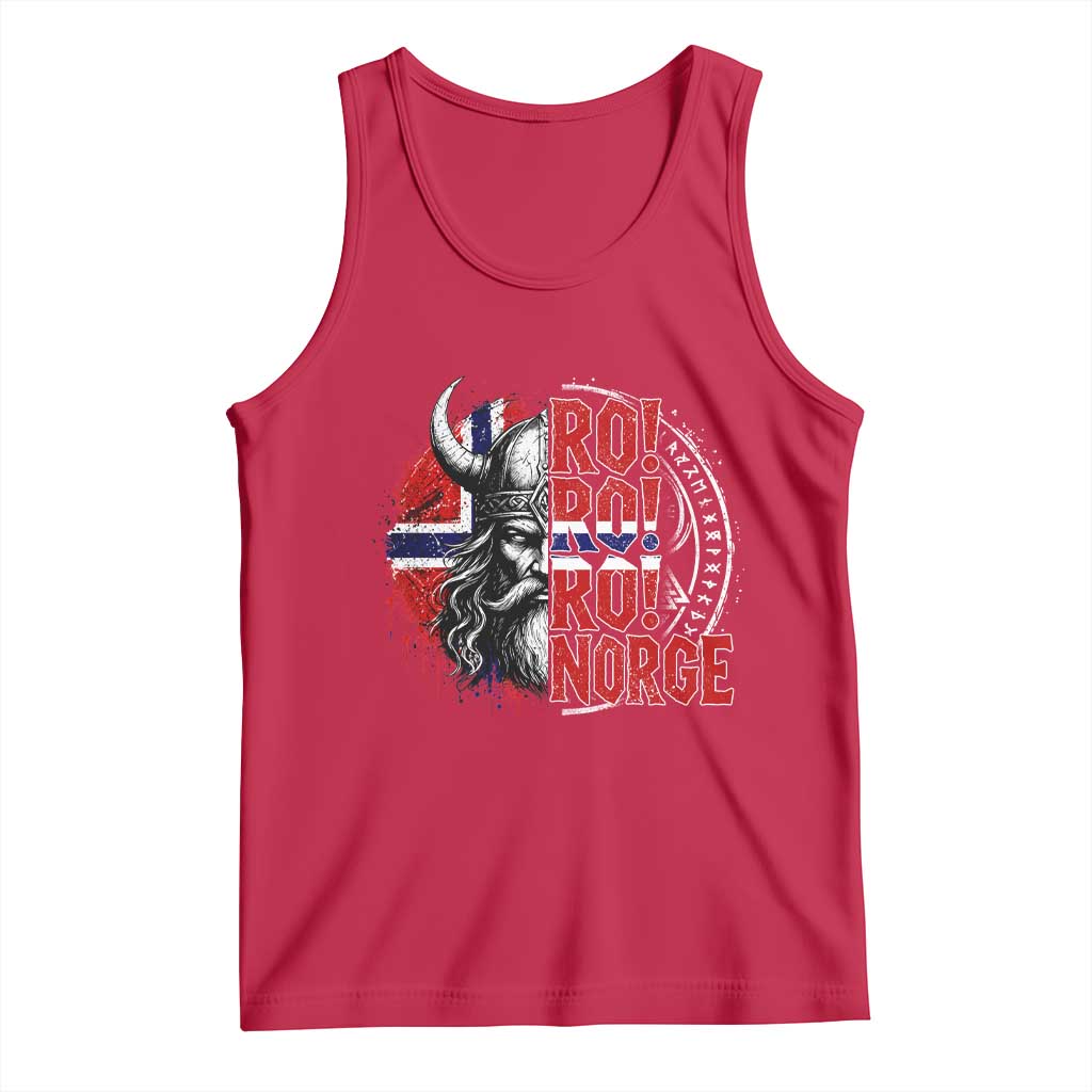 Ro Ro Norge Norway Flag Tank Top Cool Norwegian Viking