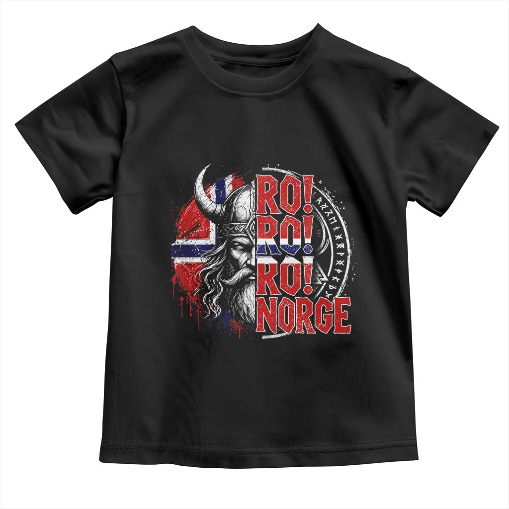 Ro Ro Norge Norway Flag Toddler T Shirt Cool Norwegian Viking