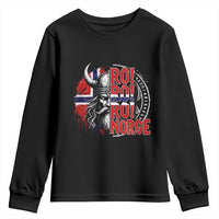Ro Ro Norge Norway Flag Youth Sweatshirt Cool Norwegian Viking