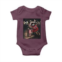 Funny Raccoon Whiskey Sunglasses Norwegian Flag Baby Onesie Viral Trash Panda Football Texas Souvenir Meme