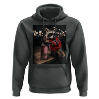Funny Raccoon Whiskey Sunglasses Norwegian Flag Hoodie Viral Trash Panda Football Texas Souvenir Meme