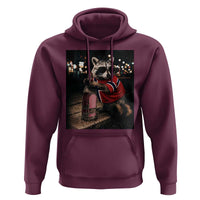 Funny Raccoon Whiskey Sunglasses Norwegian Flag Hoodie Viral Trash Panda Football Texas Souvenir Meme