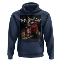 Funny Raccoon Whiskey Sunglasses Norwegian Flag Hoodie Viral Trash Panda Football Texas Souvenir Meme