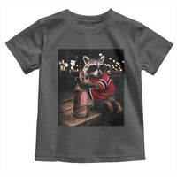 Funny Raccoon Whiskey Sunglasses Norwegian Flag Toddler T Shirt Viral Trash Panda Football Texas Souvenir Meme