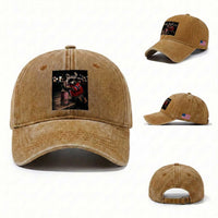 Funny Raccoon Whiskey Sunglasses Norwegian Flag Washed Cotton Baseball Cap Viral Trash Panda Football Texas Souvenir Meme