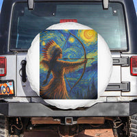 Native American Indian Women Spare Tire Cover Starry Night Indigenous Pride - Wonder Print Shop