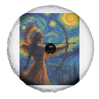 Native American Indian Women Spare Tire Cover Starry Night Indigenous Pride - Wonder Print Shop