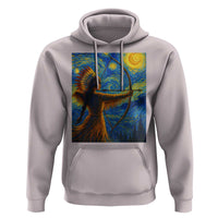 Native American Indian Women Hoodie Starry Night Indigenous Pride - Wonder Print Shop