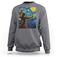Native American Indian Women Sweatshirt Starry Night Indigenous Pride - Wonder Print Shop