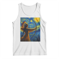 Native American Indian Women Tank Top Starry Night Indigenous Pride - Wonder Print Shop