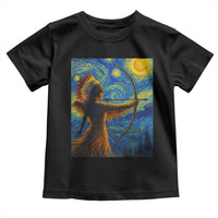 Native American Indian Women Toddler T Shirt Starry Night Indigenous Pride - Wonder Print Shop