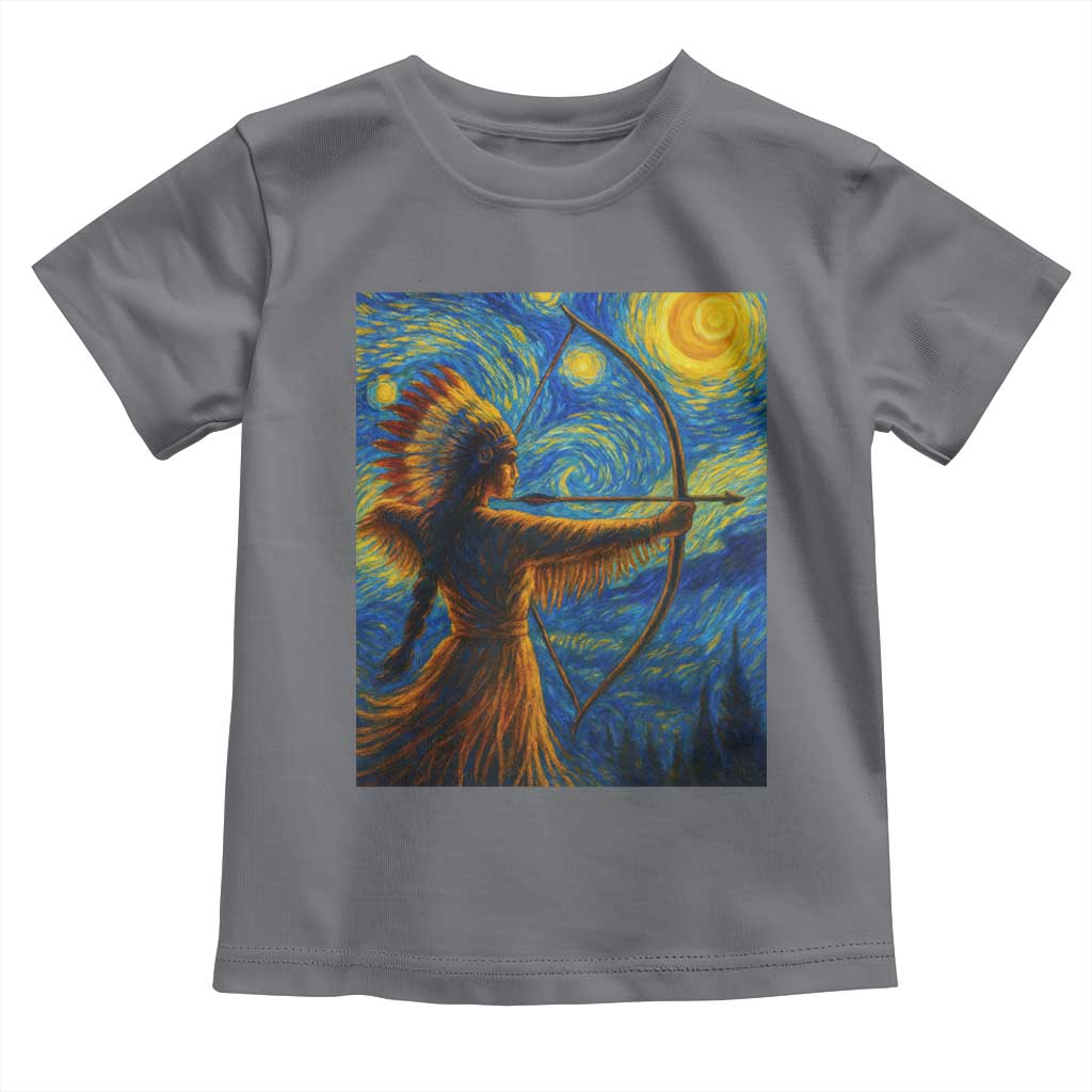 Native American Indian Women Toddler T Shirt Starry Night Indigenous Pride - Wonder Print Shop