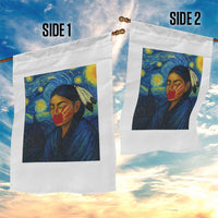 Native American MMIW Garden Flag Starry Night Indigenous People Day - Wonder Print Shop