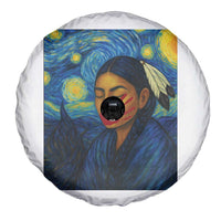 Native American MMIW Spare Tire Cover Starry Night Indigenous People Day - Wonder Print Shop