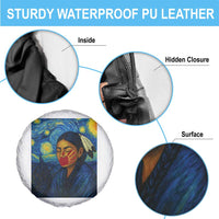 Native American MMIW Spare Tire Cover Starry Night Indigenous People Day - Wonder Print Shop
