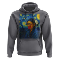 Native American MMIW Hoodie Starry Night Indigenous People Day - Wonder Print Shop