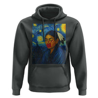 Native American MMIW Hoodie Starry Night Indigenous People Day - Wonder Print Shop