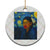 Native American MMIW Ceramic Ornament Starry Night Indigenous People Day - Wonder Print Shop