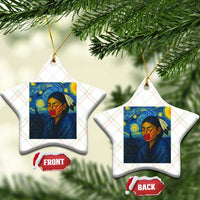 Native American MMIW Ceramic Ornament Starry Night Indigenous People Day - Wonder Print Shop