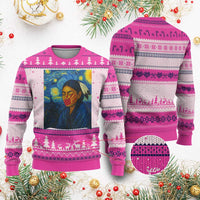 Native American MMIW Ugly Christmas Sweater Starry Night Indigenous People Day - Wonder Print Shop