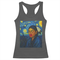 Native American MMIW Racerback Tank Top Starry Night Indigenous People Day - Wonder Print Shop
