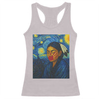 Native American MMIW Racerback Tank Top Starry Night Indigenous People Day - Wonder Print Shop