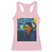 Native American MMIW Racerback Tank Top Starry Night Indigenous People Day - Wonder Print Shop
