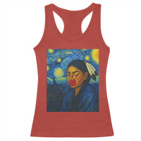 Native American MMIW Racerback Tank Top Starry Night Indigenous People Day - Wonder Print Shop