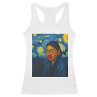 Native American MMIW Racerback Tank Top Starry Night Indigenous People Day - Wonder Print Shop