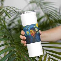 Native American MMIW Skinny Tumbler Starry Night Indigenous People Day