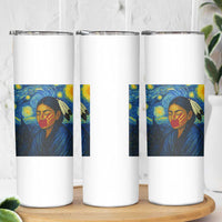 Native American MMIW Skinny Tumbler Starry Night Indigenous People Day