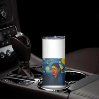 Native American MMIW Skinny Tumbler Starry Night Indigenous People Day