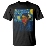 Native American MMIW T Shirt Starry Night Indigenous People Day - Wonder Print Shop