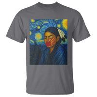 Native American MMIW T Shirt Starry Night Indigenous People Day - Wonder Print Shop