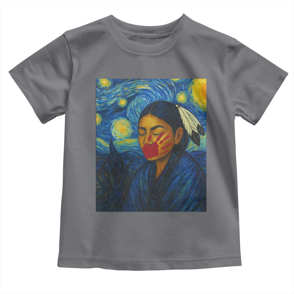 Native American MMIW Toddler T Shirt Starry Night Indigenous People Day - Wonder Print Shop