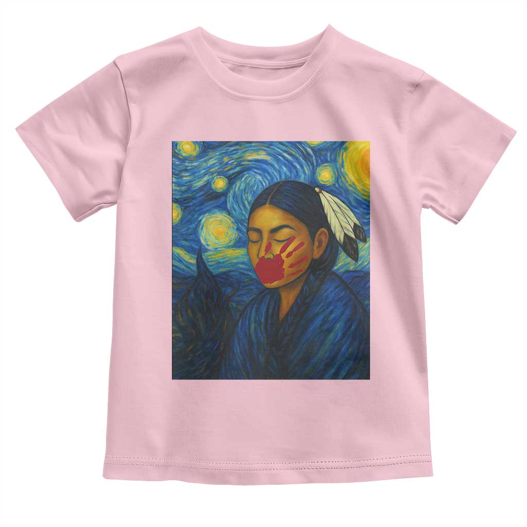 Native American MMIW Toddler T Shirt Starry Night Indigenous People Day - Wonder Print Shop