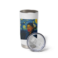 Native American MMIW Tumbler Cup Starry Night Indigenous People Day