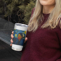 Native American MMIW Tumbler Cup Starry Night Indigenous People Day