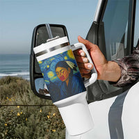 Native American MMIW Tumbler With Handle Starry Night Indigenous People Day