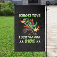 Motocross Dirt Bike Boys Garden Flag Forget Toys I Just Wanna Ride - Wonder Print Shop