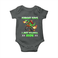 Motocross Dirt Bike Boys Baby Onesie Forget Toys I Just Wanna Ride - Wonder Print Shop