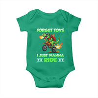 Motocross Dirt Bike Boys Baby Onesie Forget Toys I Just Wanna Ride - Wonder Print Shop