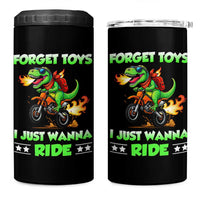Motocross Dirt Bike Boys 4 in 1 Can Cooler Tumbler Forget Toys I Just Wanna Ride