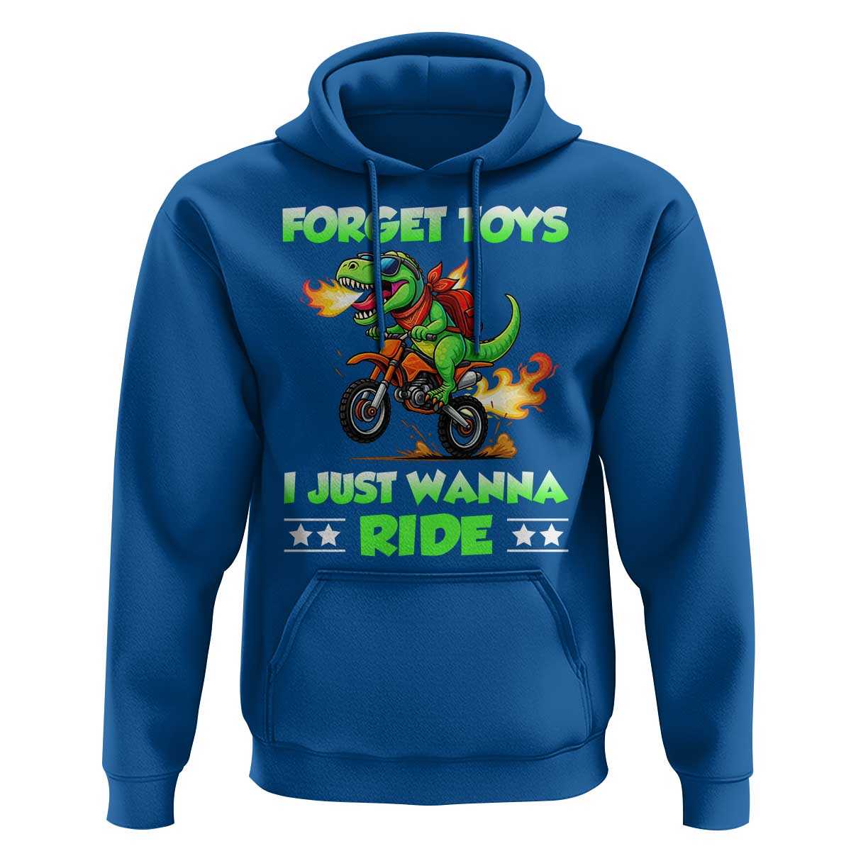 Motocross Dirt Bike Boys Hoodie Forget Toys I Just Wanna Ride - Wonder Print Shop