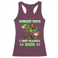 Motocross Dirt Bike Boys Racerback Tank Top Forget Toys I Just Wanna Ride - Wonder Print Shop
