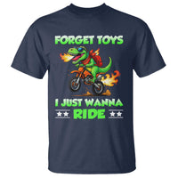 Motocross Dirt Bike Boys T Shirt Forget Toys I Just Wanna Ride - Wonder Print Shop