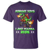 Motocross Dirt Bike Boys T Shirt Forget Toys I Just Wanna Ride - Wonder Print Shop